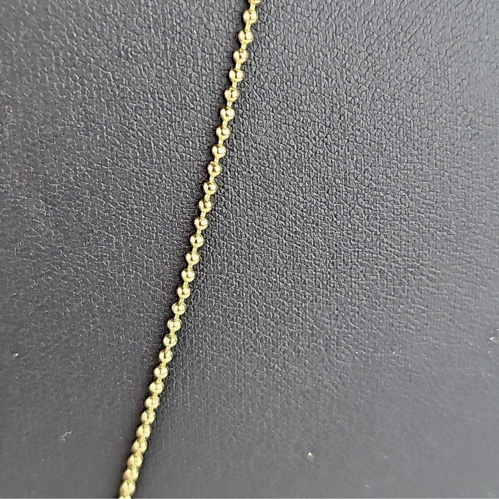 Marc Jacobs Gold Tone Crystal Horseshoe Pendant Necklace Lucky Equestrian 18 in - Picture 7 of 7